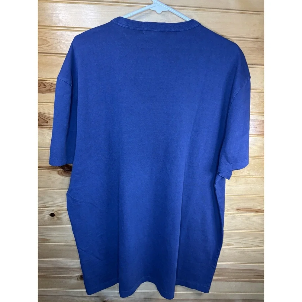 Polo by  Ralph Lauren Cote D' Azur Classic Fit T‎ Shirt Blue XL NWT Retro Style